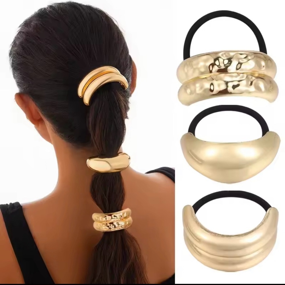 Gold Hair Accessory Set